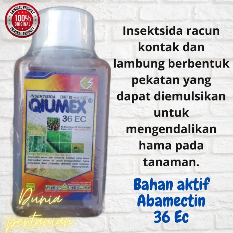 Insektisida Qiumex 36 EC Bahan aktif abamectin