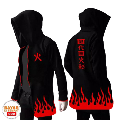 JUBAH HOKAGE HITAM//JUBAH ANIME NARUTO//JUBAH TERBARU2023