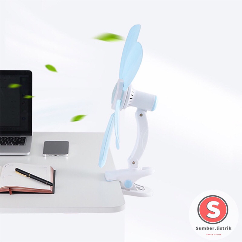 Kipas Angin Jepit 20W 3 IN 1 / Mini Fan Jepit / Clip Fan 20Watt / Garansi