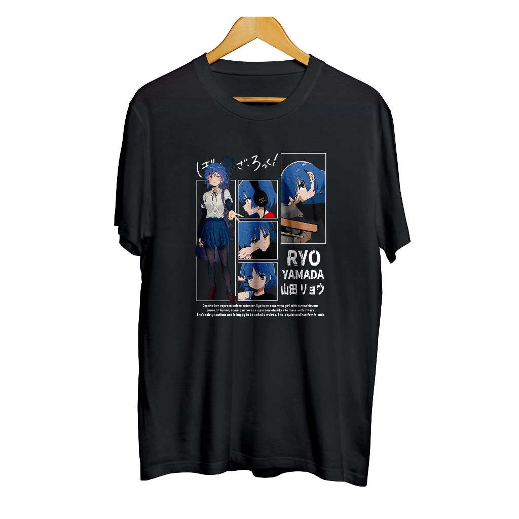 Kaos distro infinite anime YAMADA RYO - BOCCHI THE ROCK material combed 30s