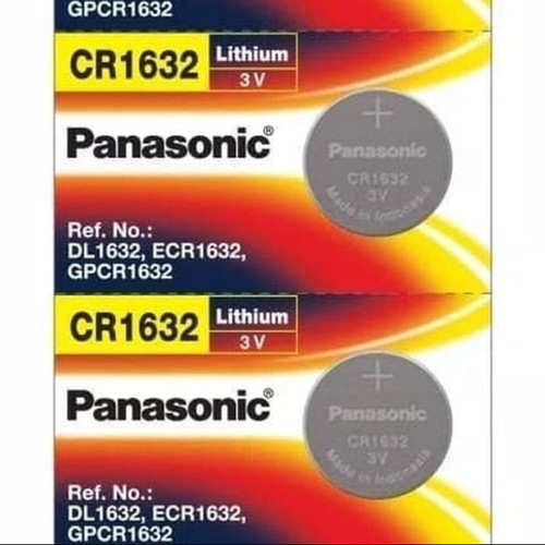 Battery Panasonic CR1632 3V Lithium - Batu Baterai Batere coin CR 1632