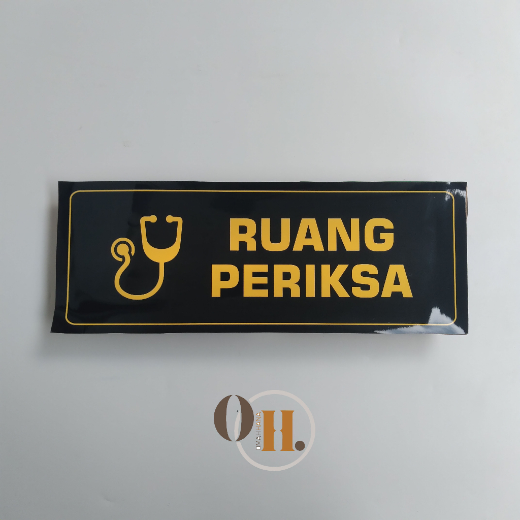 

Stiker Ruang Periksa - Stiker Penanda Tempat Ruang Periksa Vinyl