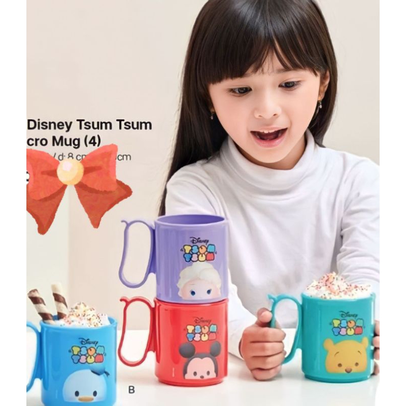 Tupperware Disney Tsum Tsum Micro Mug Gelas Anak