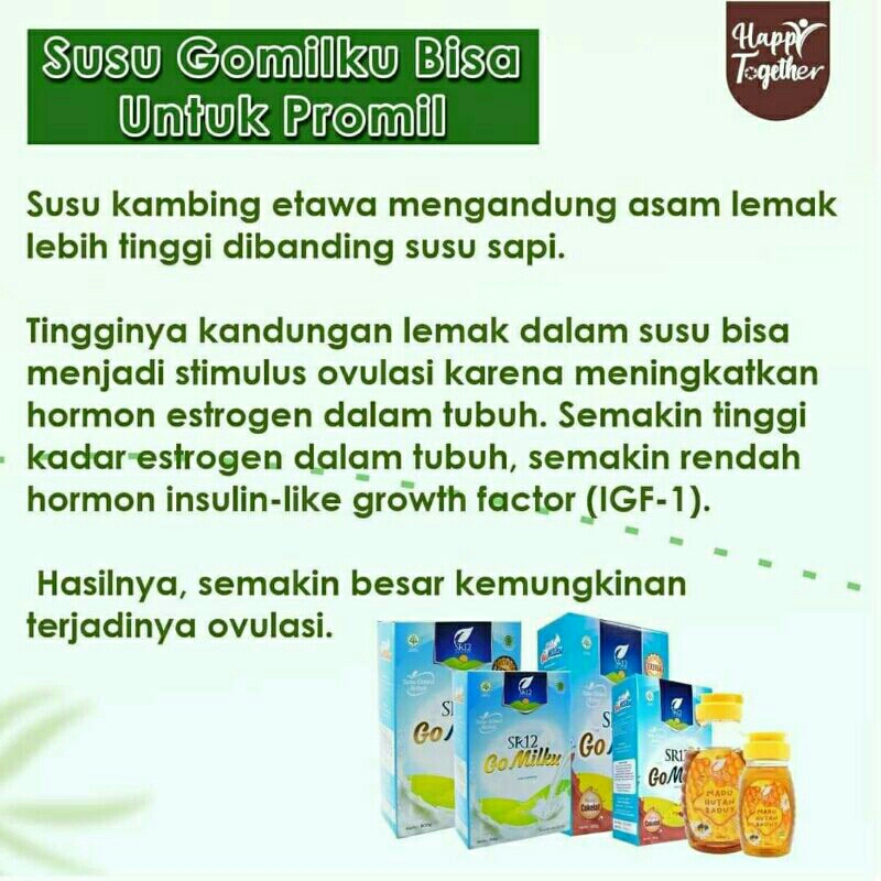 

susu gomilku/susu etawa kambing/susu herbal