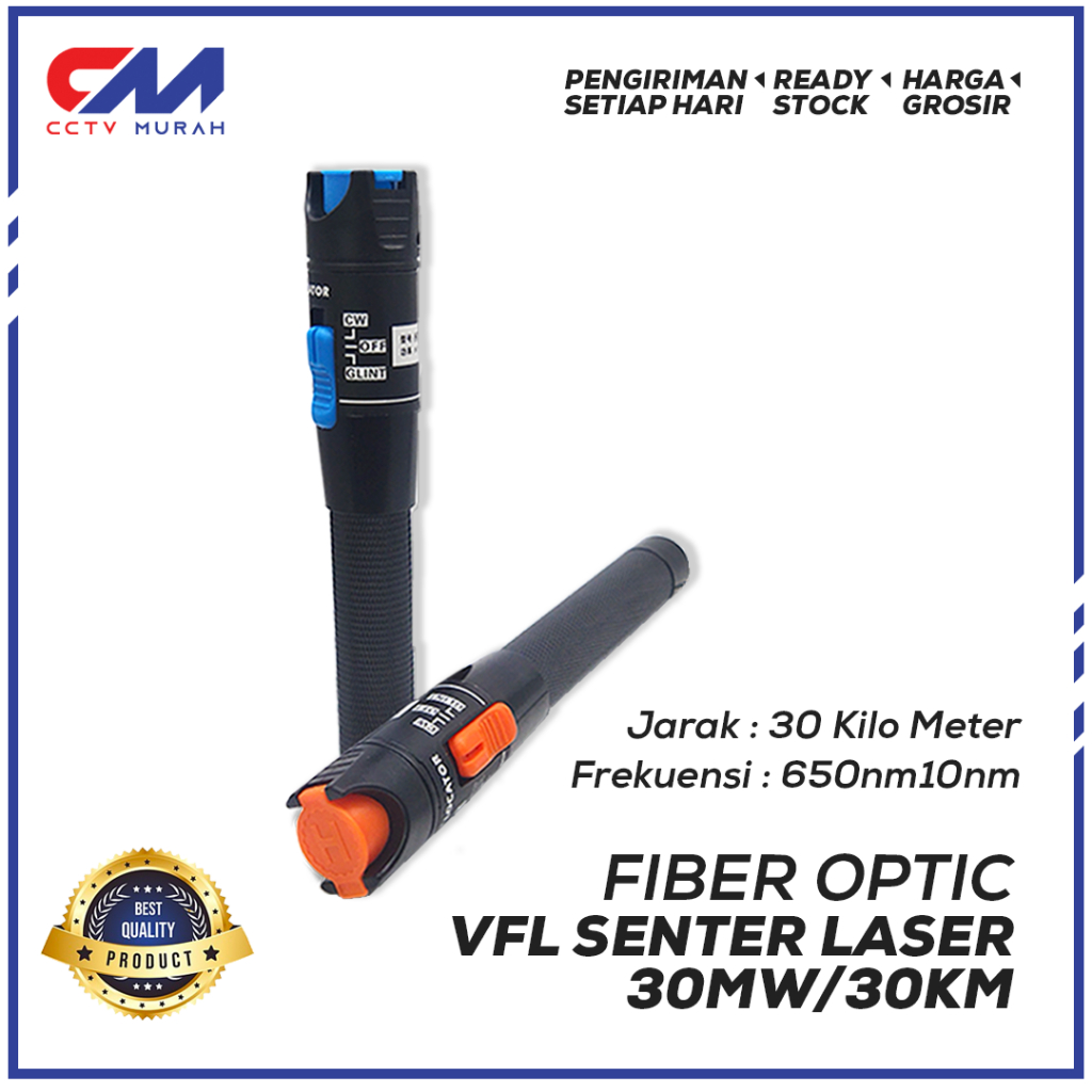 VFL SENTER LASER FIBER OPTIC 30 MW 30 KM