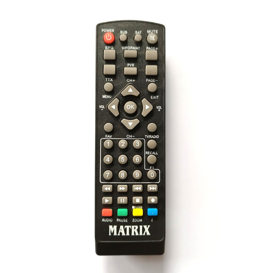 REMOTE  STB MATRIX APPLE MERAH
