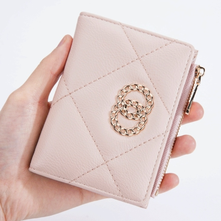 DOMPET LIPAT WANITA IMPORT ORIGINAL BAELLERRY PREMIUM MURAH TERBARU MEWAH SLOT KARTU REMAJA DEWASA WA687P3 KULIT PINK MINI KOREA KEKINIAN KECIL BRANDED BATAM DISTANCIA