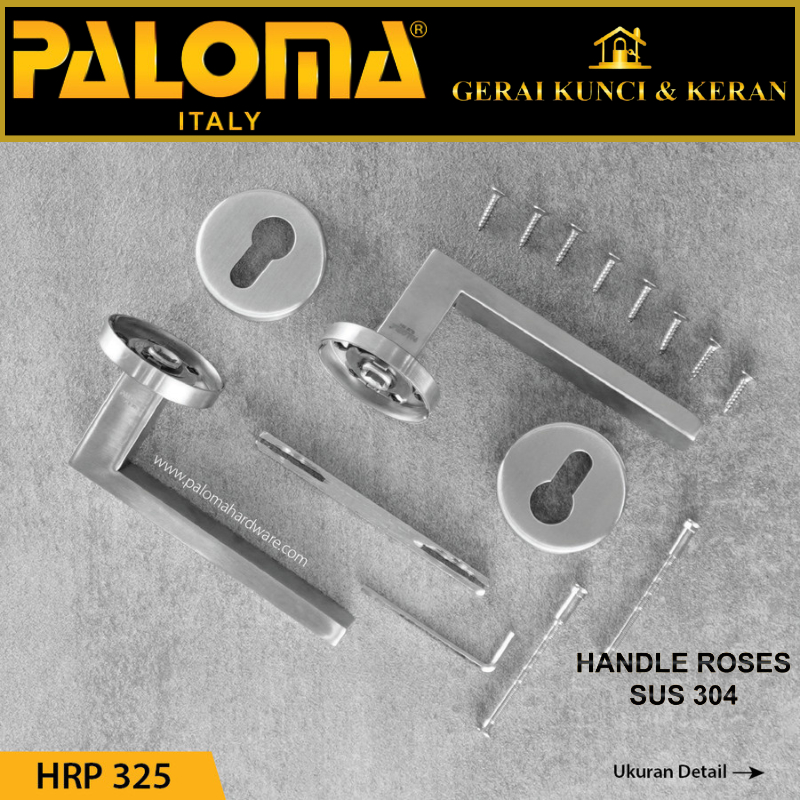 PALOMA HRP 325 Handle Pintu Roses Stainless Steel Lever Gagang Door