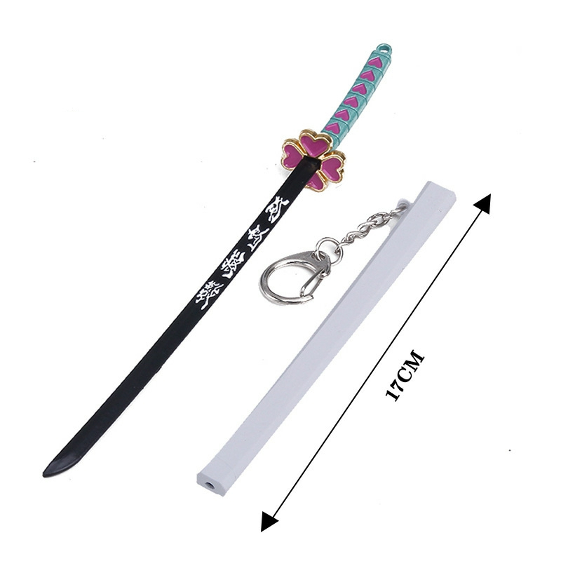 Miniatur Pedang Anime Demon Slayer Mitsuri Kanroji Asli Import [AR]