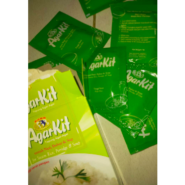 

AGARKIT 10 sachet Tepung Agar-agar untuk Campuran Nasi, Bubur, Sup