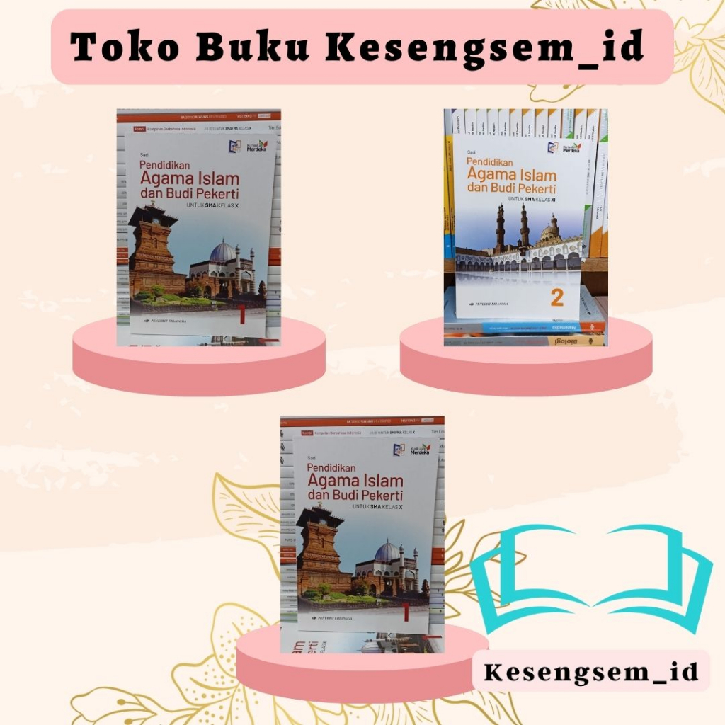 Buku Agama Islam Kelas 10, 11, 12 SMA/MA Kurikulum Merdeka - Erlangga