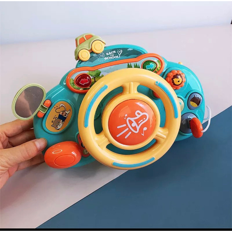 children pretend plays steering wheel mainan setir mobil anak stroller toys