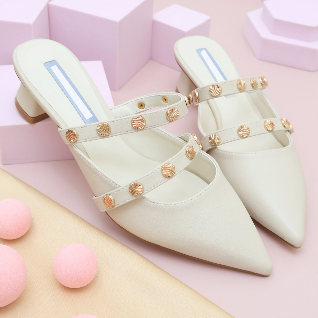 [ NEW ] Sepatu Wanita  C*K 487 - SNR Heels 4cm