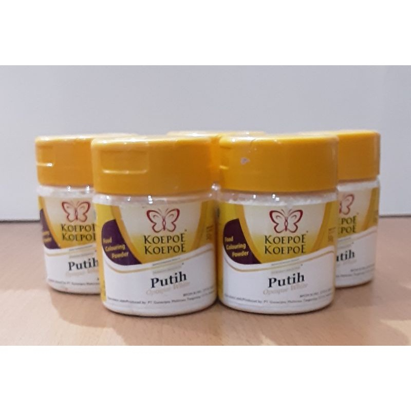 

Kupu Kupu Pemutih Makanan 50 Gram / Pewarna Pemutih / Opaque White