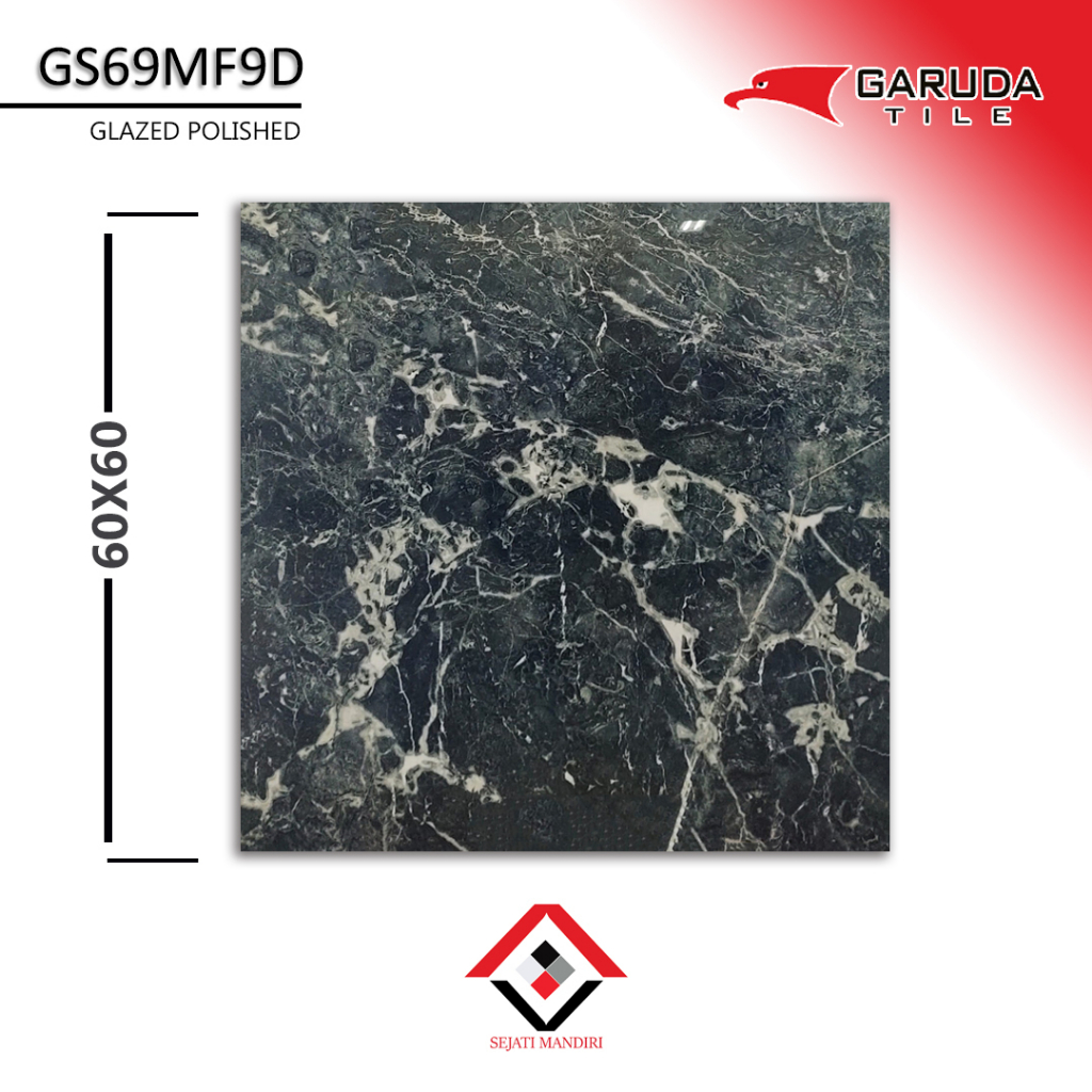 granit 60x60 - motif marmer - garuda viyola black - gs69mf9d