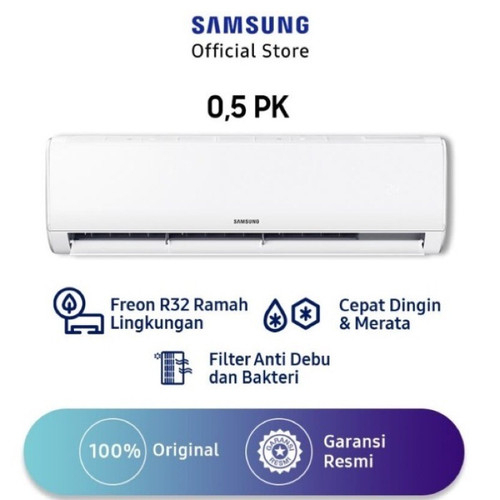AC Split SAMSUNG 1/2 Pk AR05TGH Setengah AR-05TGH + PASANG Freon R32