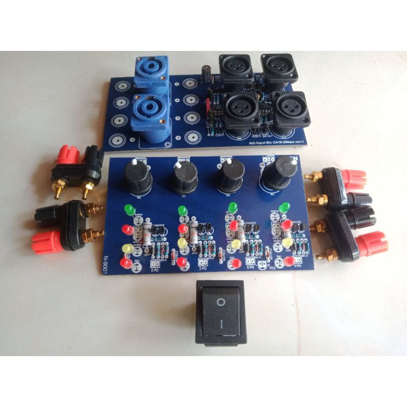 kit panel depan belakang bok power 4 ch N9001//P9001/NMAX 4ch komplit tinggal pasang