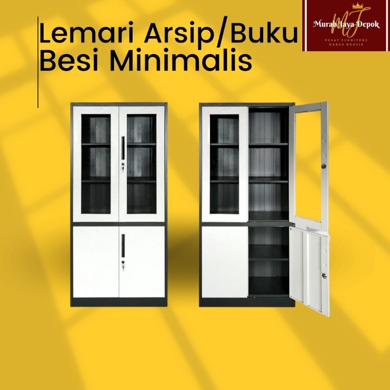 LEMARI ARSIP/LEMARI BUKU BESI MINIMALIS