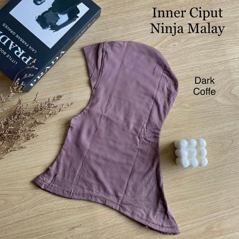 inner ciput ninja malay bahan jersey rayon / kaos rayon premium anti pusing