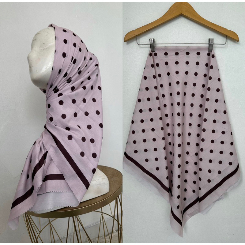 SADEAN HIJAB VOAL MOTIF AMOR SERIS//HIJAB SEGI EMPAT MOTIF TERBARU BISA COD