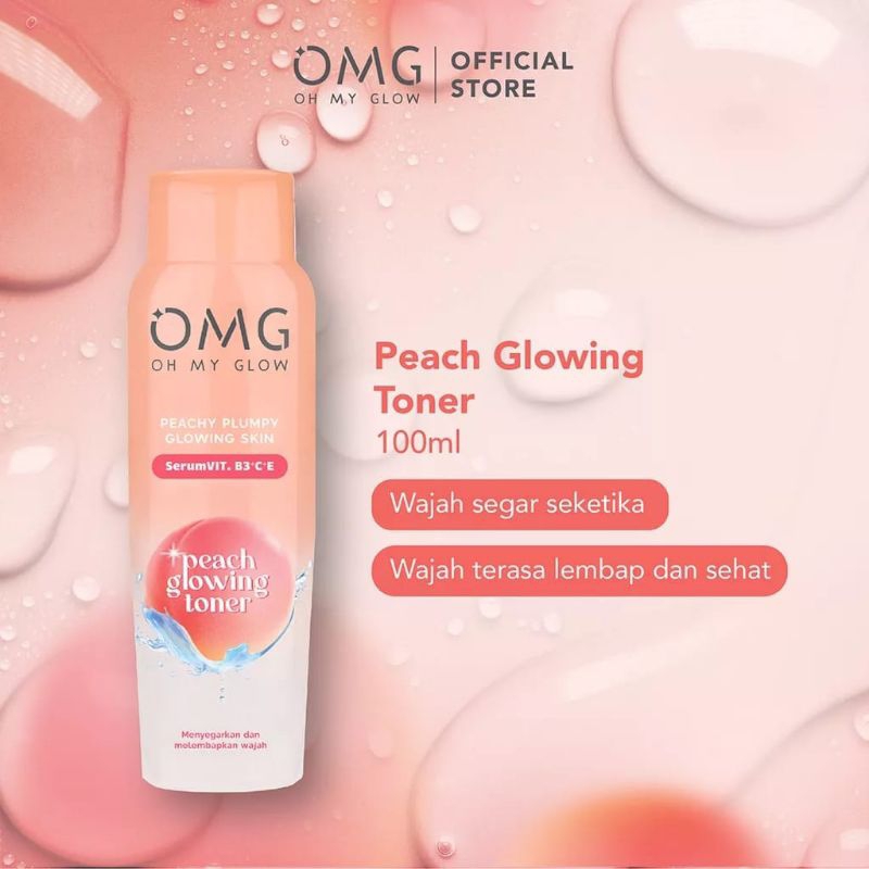 OMG Oh My Glow Peach Glowing Toner 100ml