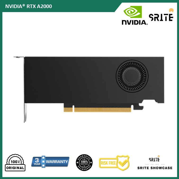 VGA Nvidia Ampere Quadro RTX A2000 12GB GDDR6 PCIe ActiveCool RTXA2000