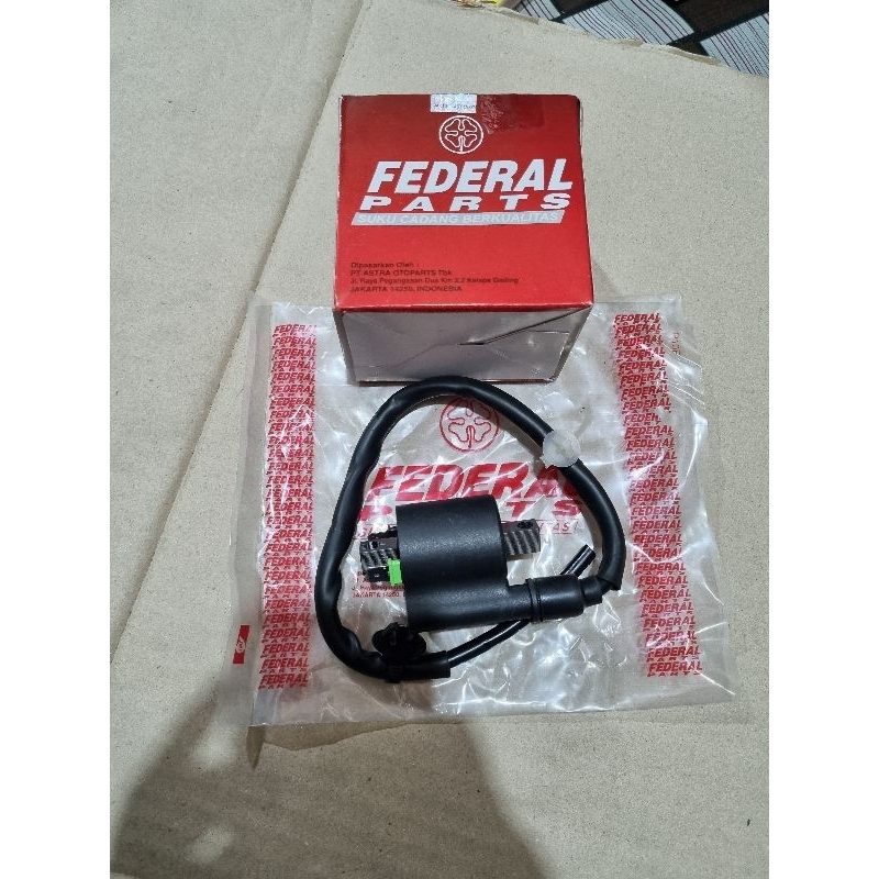 Coil Koil Pengapian Mesin Motor Honda Beat Scoopy Spacy Vario 110 Karbu Karburator Lama Old  KVY Fed
