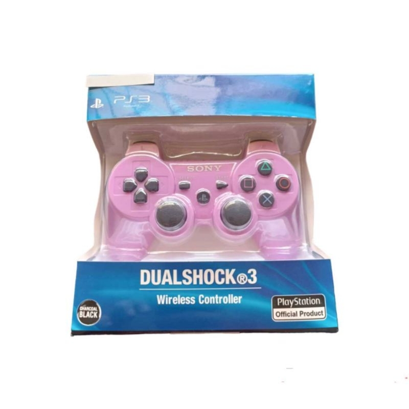 stik ps3 original pabrik pink purple