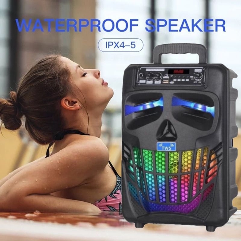 Speaker bluetooth music karaoke free mic