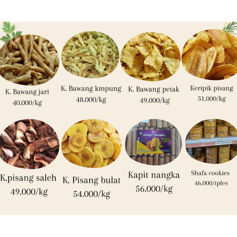 

Jajanan Snack Aneka Kiloan Ukuran 500gram