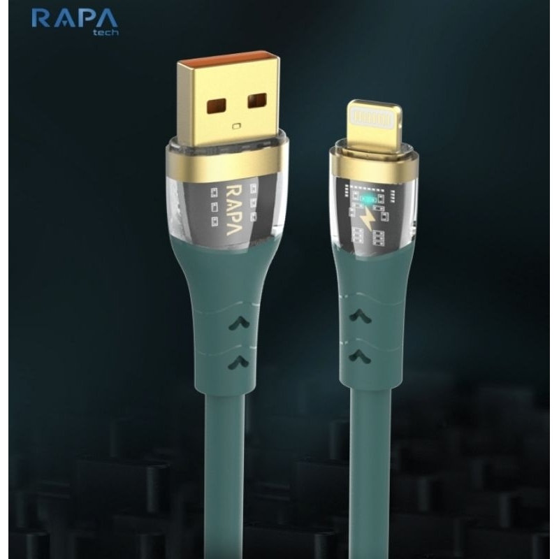 Rapa DC7072 Line Crystal I Kabel Data Lightning 2.4A