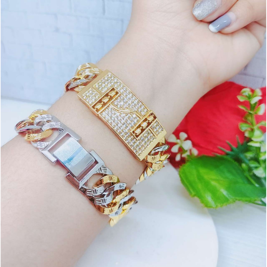 Gelang Xuping Permata Lapis Emas Perhiasan Fashion 1902