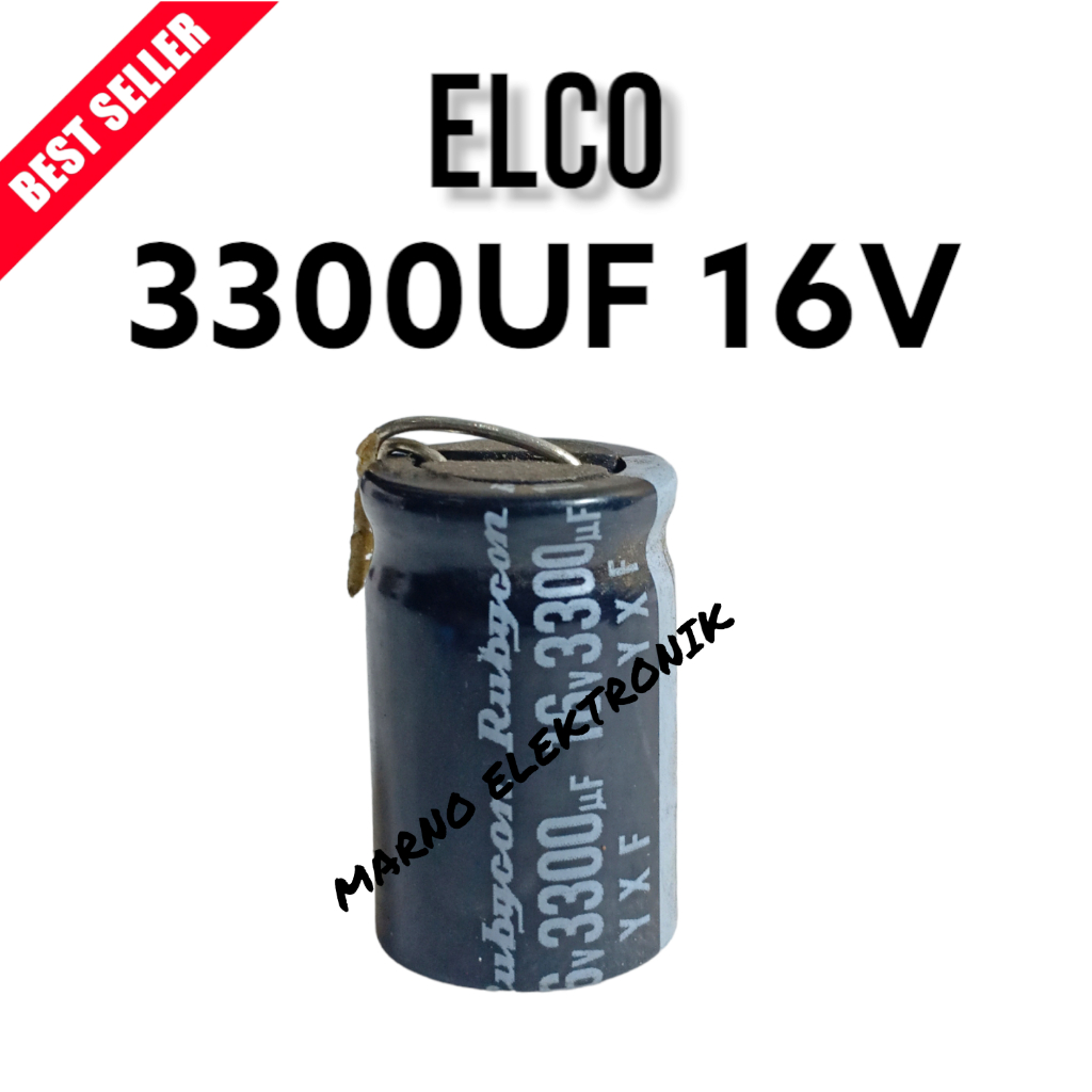 CAPASITOR KAPASITOR  3300UF 16V 3300 UF 16 V ASLI ORI ORIGINAL
