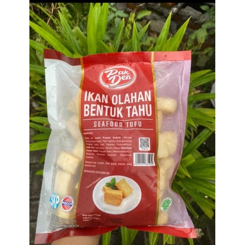 

Pak den ikan olahan bentuk tahu(Seafood tofu)-Berat 500gr