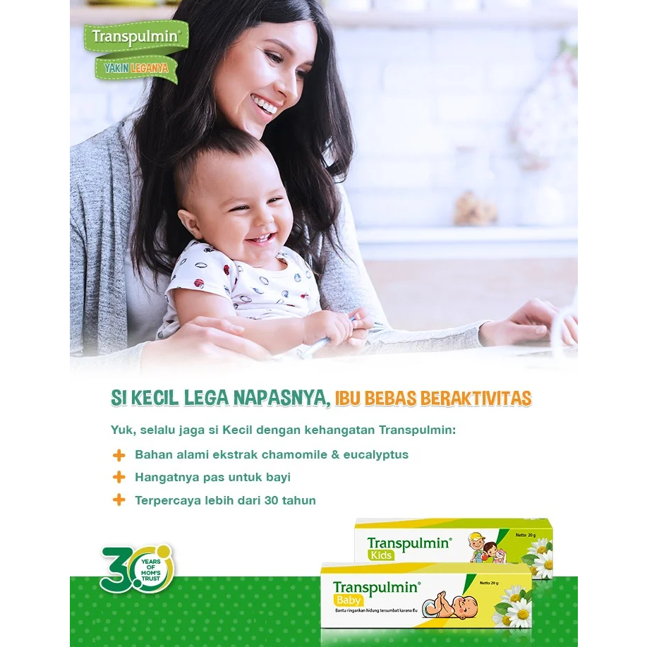 [BPOM] Transpulmin BABY Balsem 10gr / Transpulmin Balsam Bayi 10 gr / Balsem Bayi Hidung Tersumbat / MY MOM
