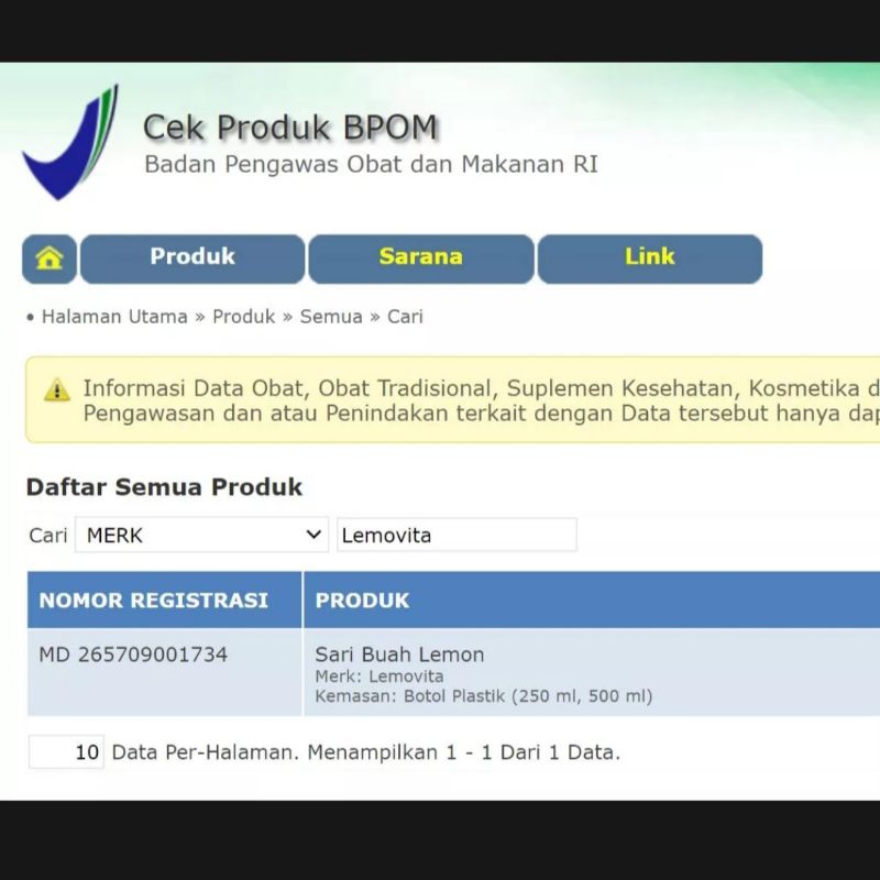 Lemovita 250 - Sari Air Lemon Murni Detox Detoks Jus Diet Alami Pure Lemon Water