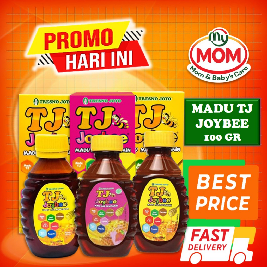 

MADU TJ Joybee 100ml - Madu Anak untuk Nafsu Makan - Madu Murni Asli - Halal - MyMom