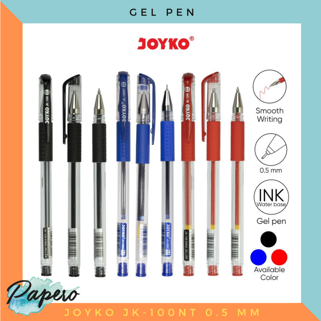 

Gel Pen Pulpen Pena Joyko JK-100NT 0.5 mm