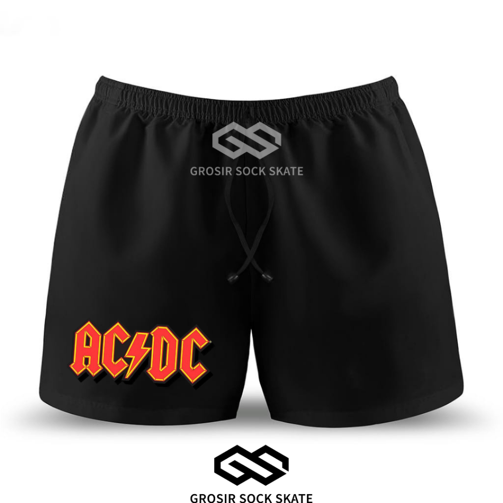 BOXER CELANA PENDEK MUSIC BAND ACDC