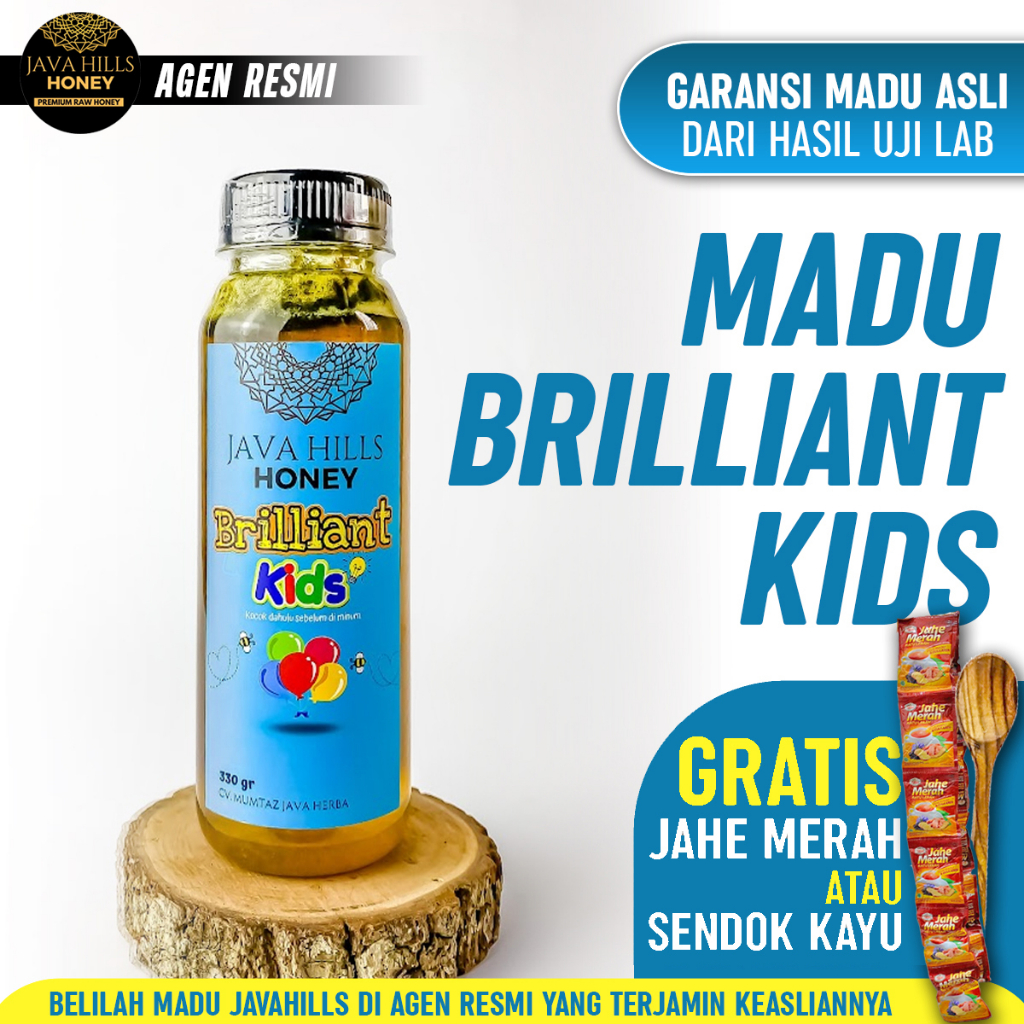 

Madu Briliant Kids Javahills Java Hills Honey Madu Anak Cerdas Pintar | tumbuh kembang | nutrisi otak | nafsu makan