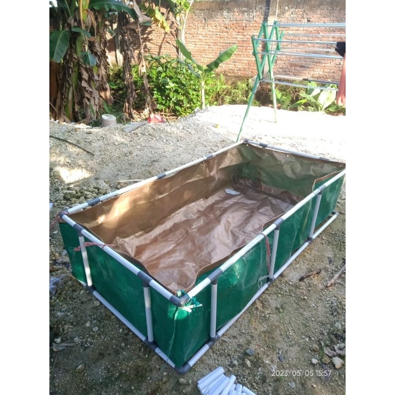 "Jual Produk rangka terpal kolam fullset atau kerangka terpal kolam fullset ''