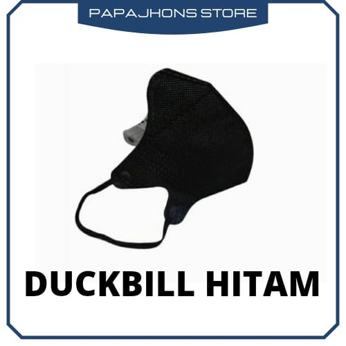 masker duck bill box isi 50 murah HITAM PUTIH