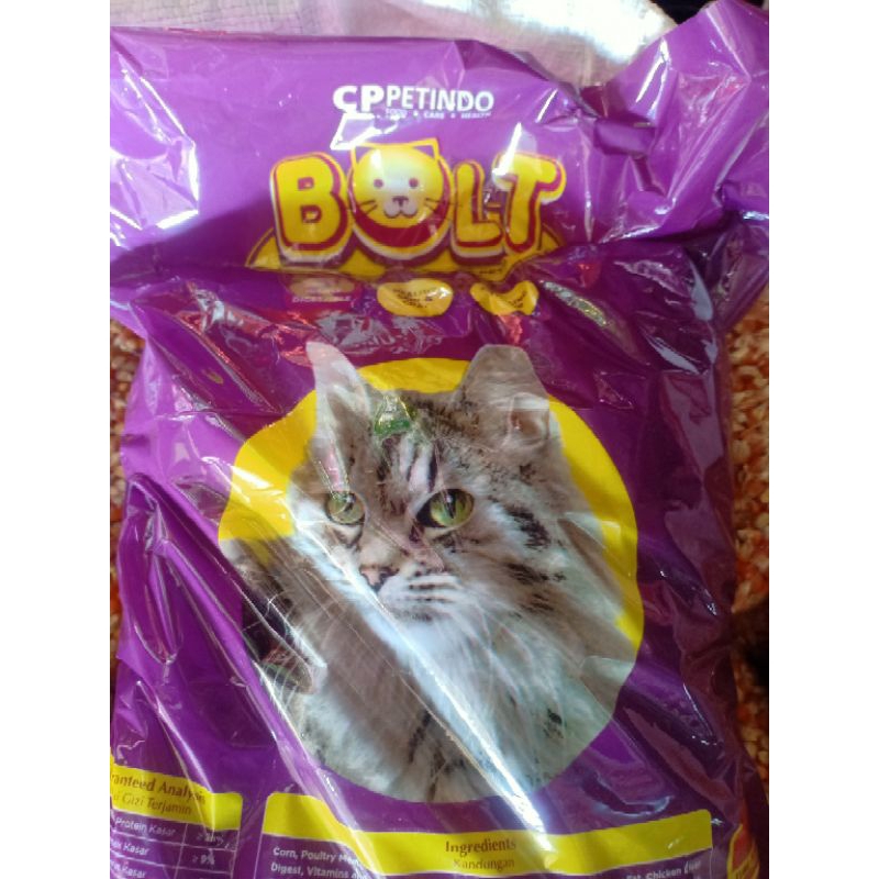 PAKAN KUCING BOLT BENTUK IKAN 1 kg