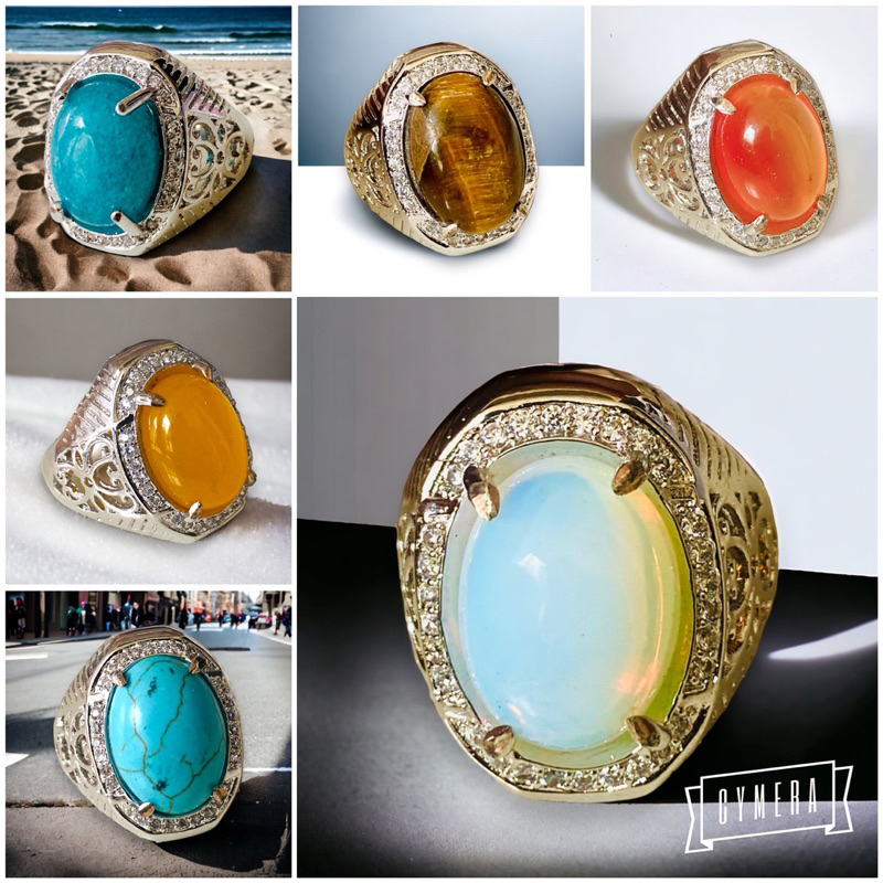 cincin silver cina cincin batu akik