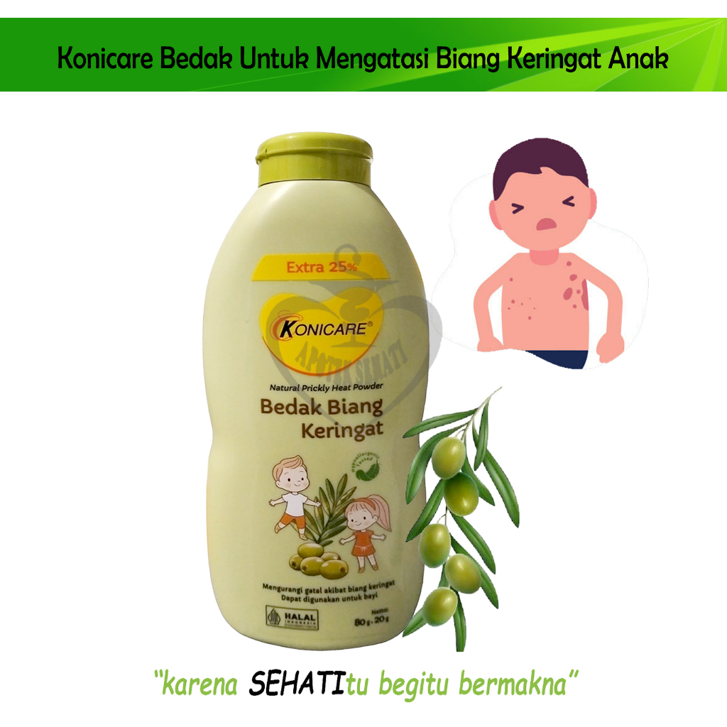 KONICARE BEDAK BIANG KERINGAT 80GR