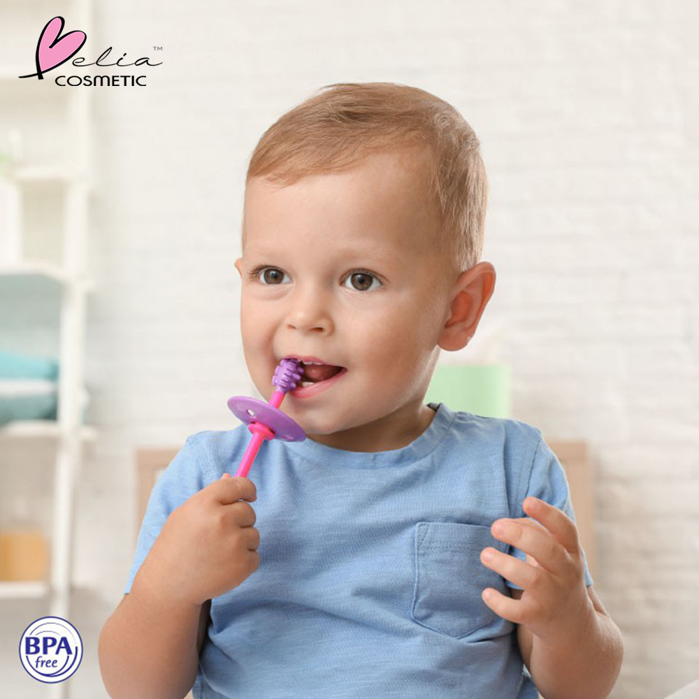 ❤ BELIA ❤ BABY SAFE Finger Toothbrush and Gum Massanger TB001 | Sikat gigi silikon bayi | Silicone | BPOM