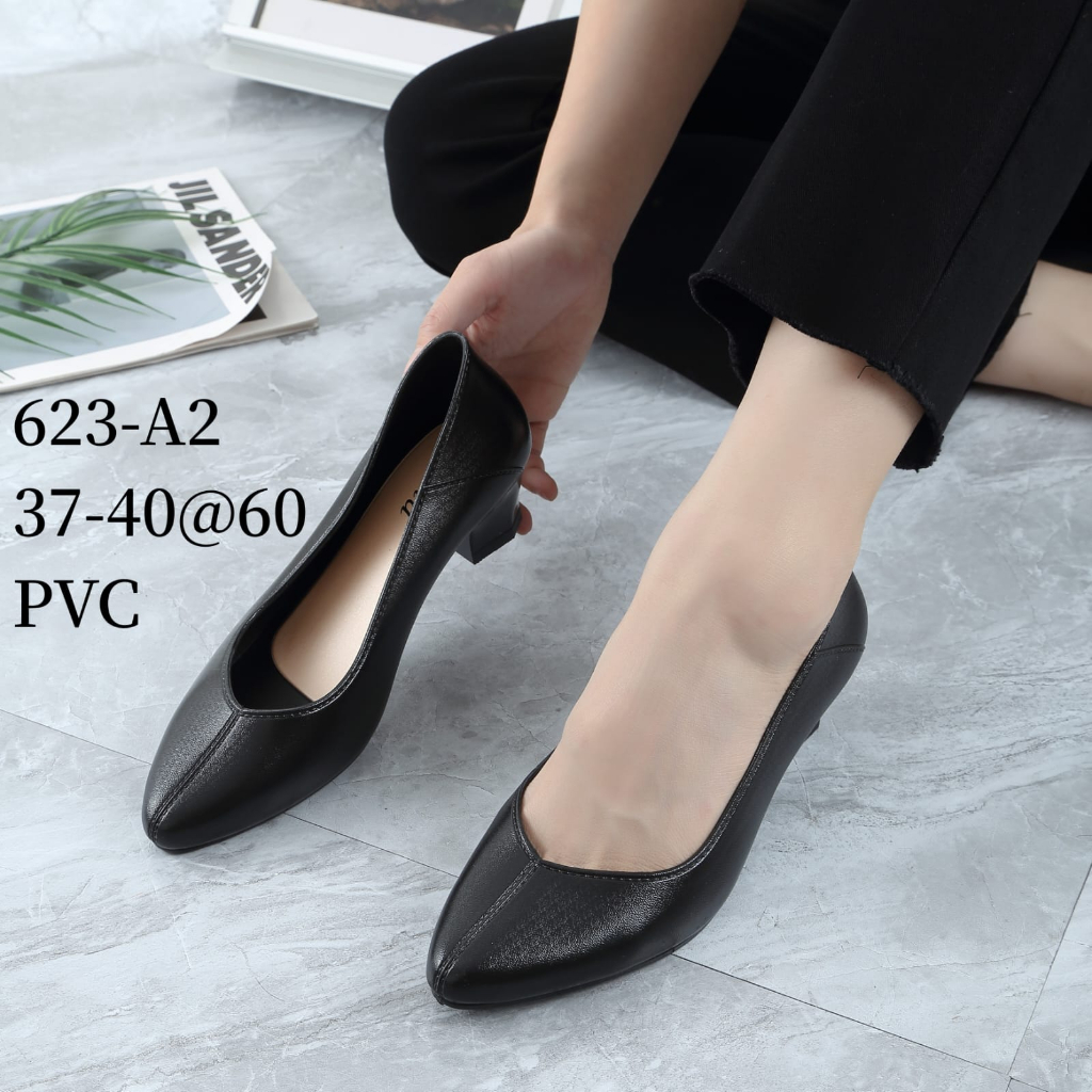 Sepatu Wanita Terbaru/Pantofel Jelly Alina 623 Import/Sepatu Kerja Korea Kekinian