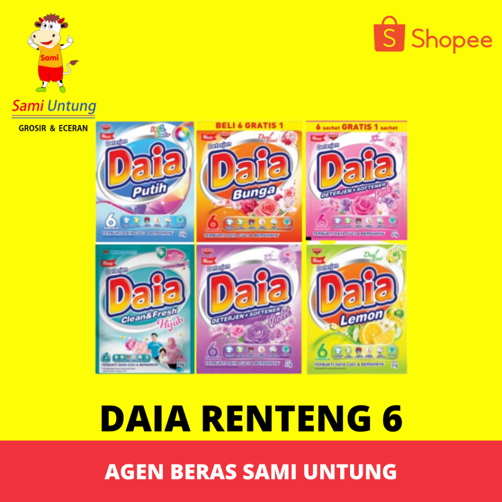 Daia Bubuk/renteng isi 6