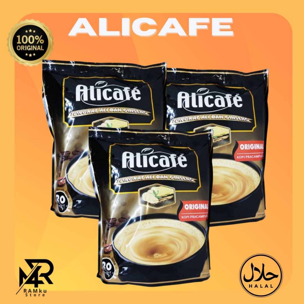 

Alicafe Tongkat Ali & Ginseng Original Malaysia Halal dan 100% Original