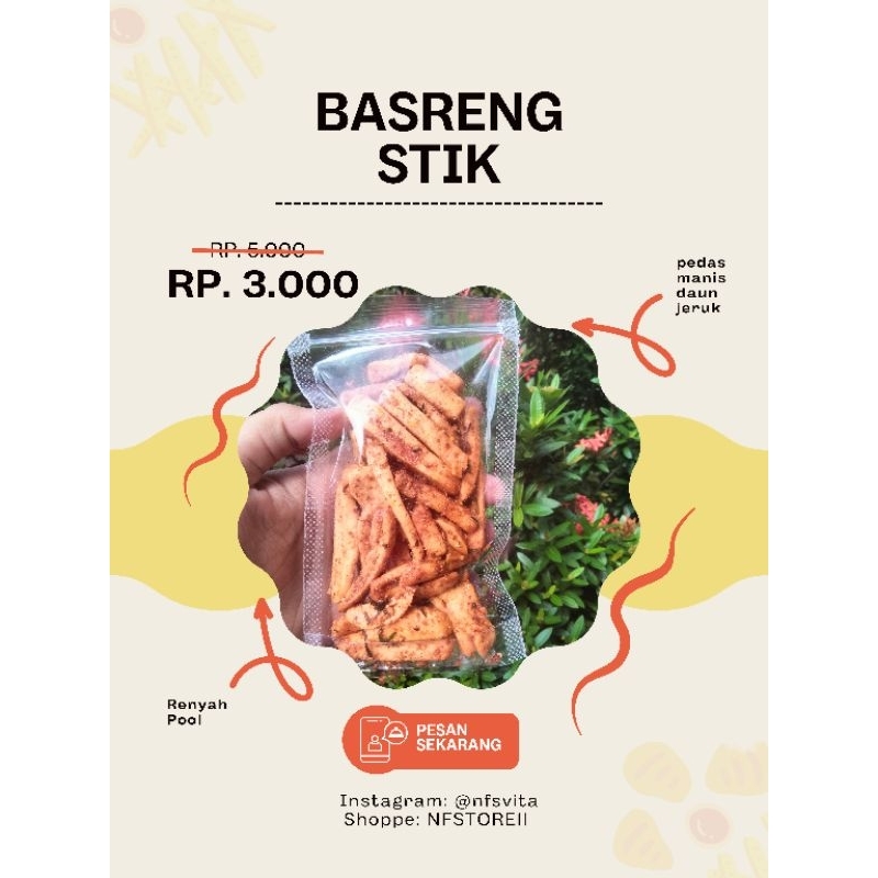 

Basreng Stik Pedas Daun Jeruk